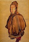 Girl with Hood by Egon Schiele